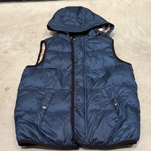 Burberry Children Boys Nova Plaid Navy Check Vest 10